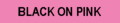 m tape black on pink