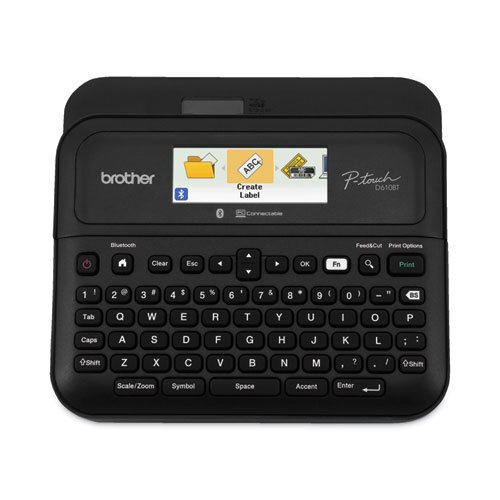 Brother PT-D610BT label maker front view