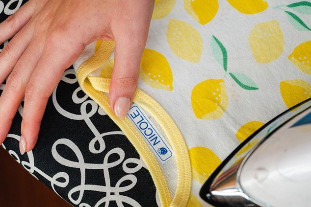 Labeling kids backpacks, school uniforms, and clothing with TZeFA3 fabric iron-on labels